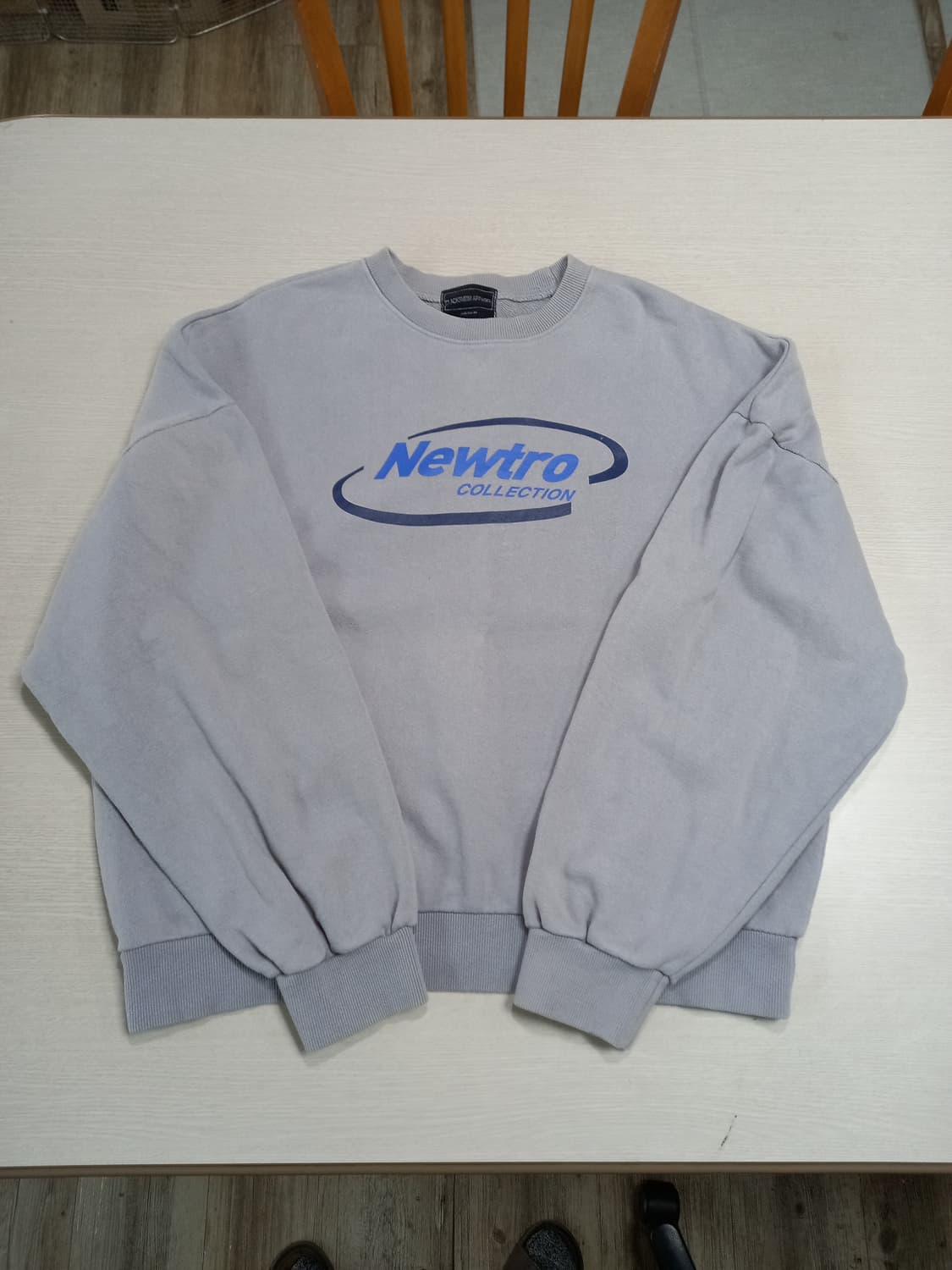 L100 Newtro collection 헤비 맨투맨 그레이 L-684 상품이미지3