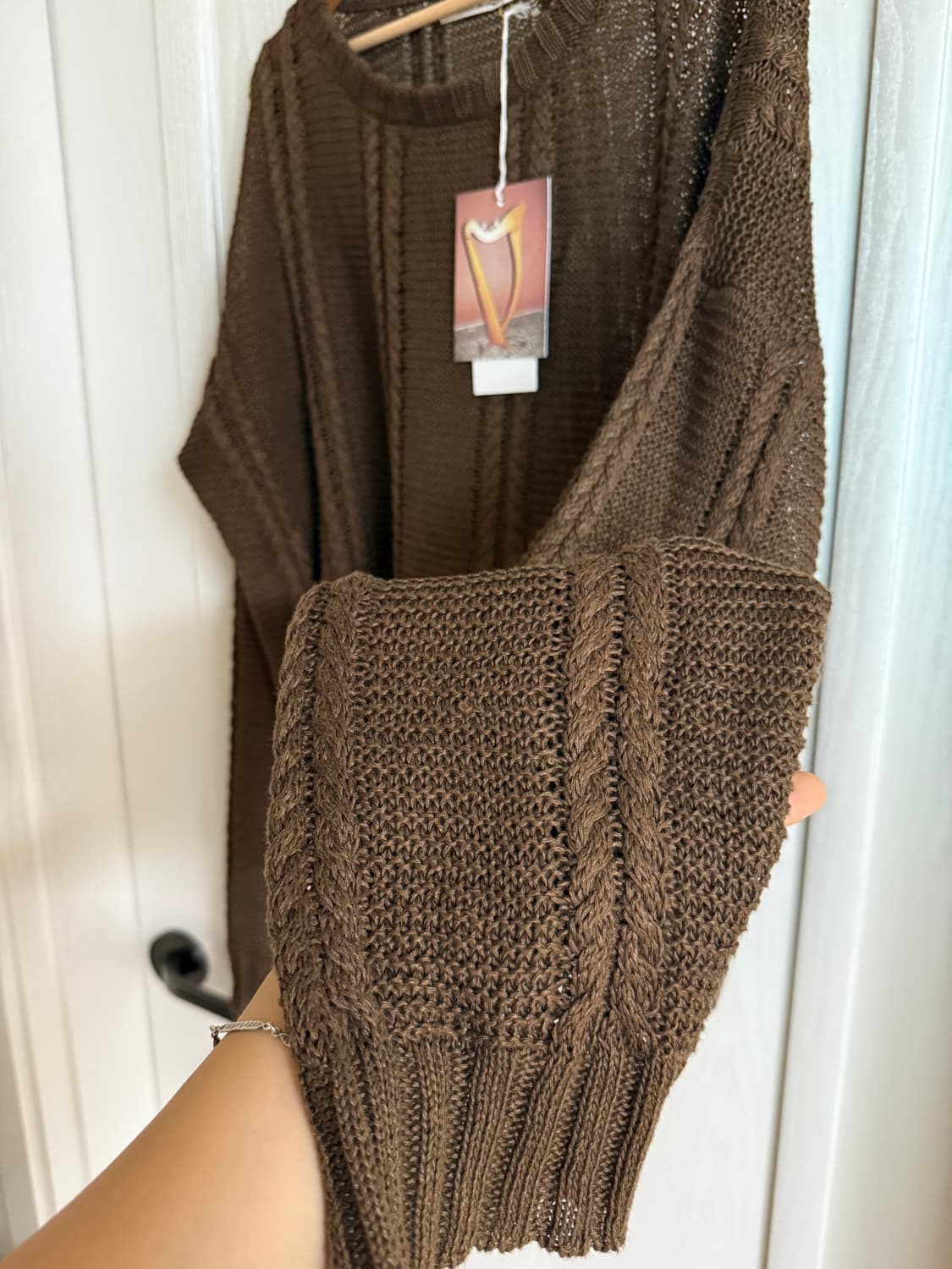 linen cable knit 상품이미지9