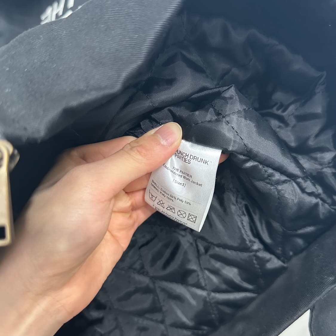 펀치드링크파티즈 자수 워크 자켓 상품이미지4