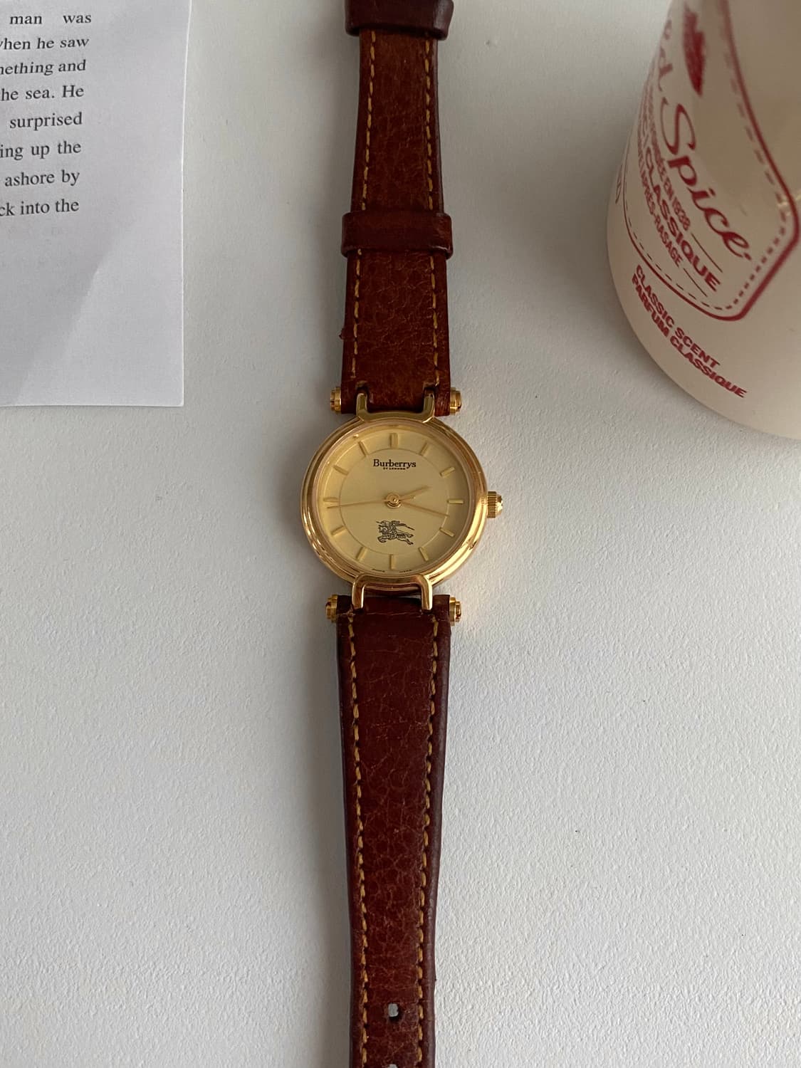 Burberrys 버버리 쿼츠 골드 브라운 레이디스 상품이미지3
