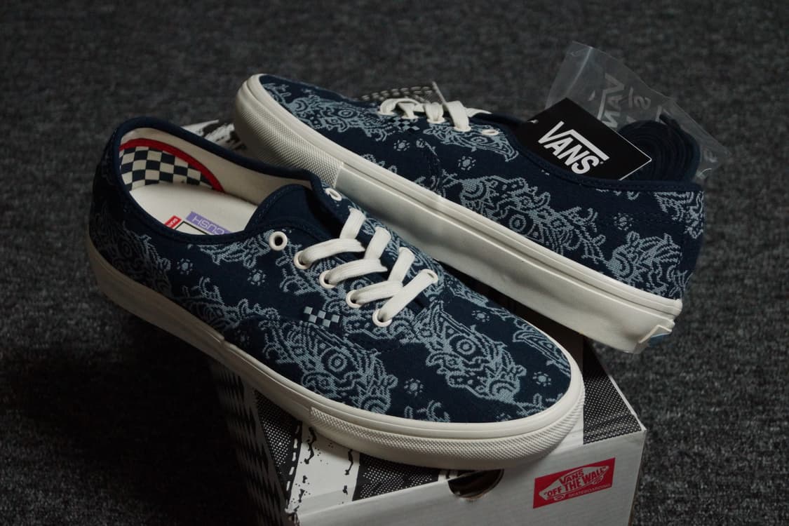 (285) 반스 스케이트 어센틱 네이비 페이즐리 상품이미지1