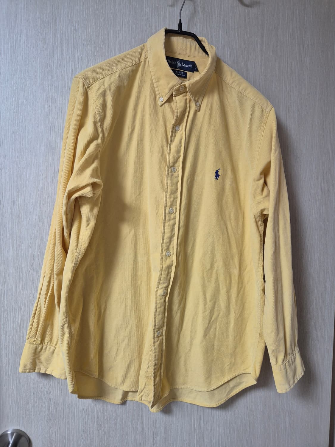 폴로 랄프로렌  코듀로이 셔츠 남방 옐로우 M 남성 상품이미지1