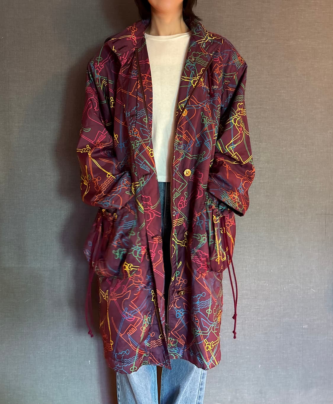 🎨 Henri-Luc Chapuis 빈티지 그래픽 점퍼/프랑스 브랜드 상품이미지1