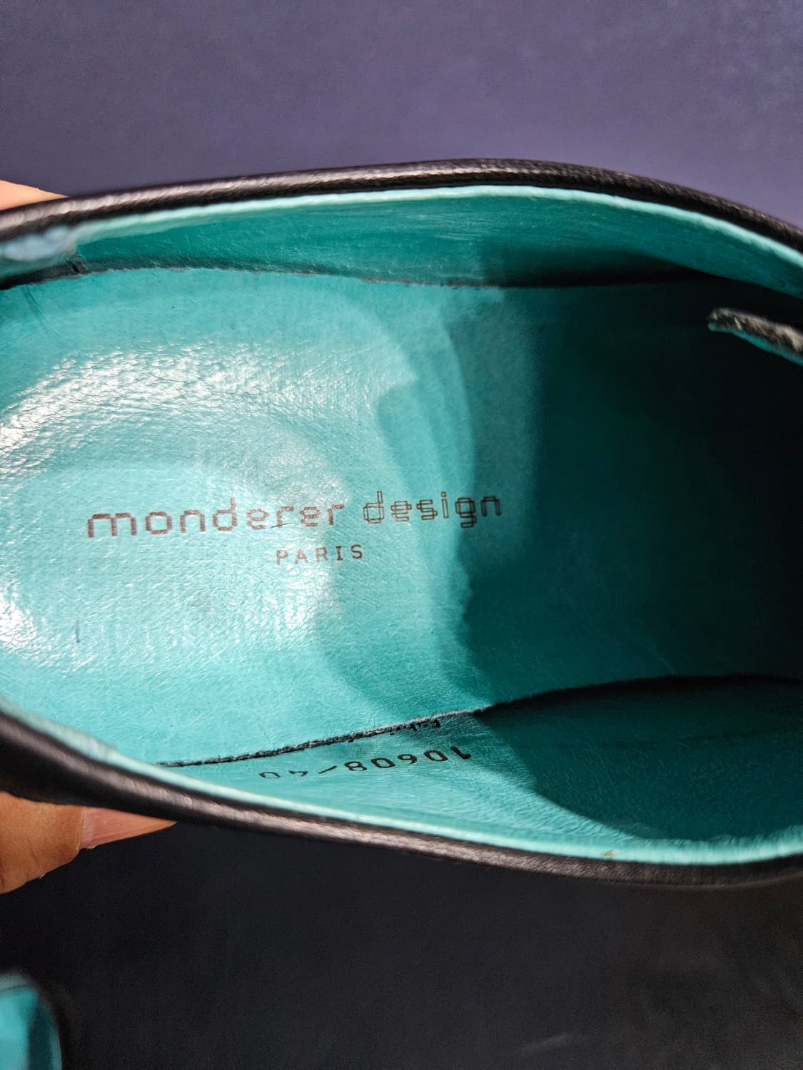 Wondered Design 블랙 남성 40 로퍼  상품이미지4