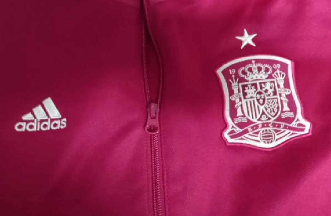 아디다스 대장급 스페인 레드골드 트랙탑 저지 져지집업 95/M 상품이미지3