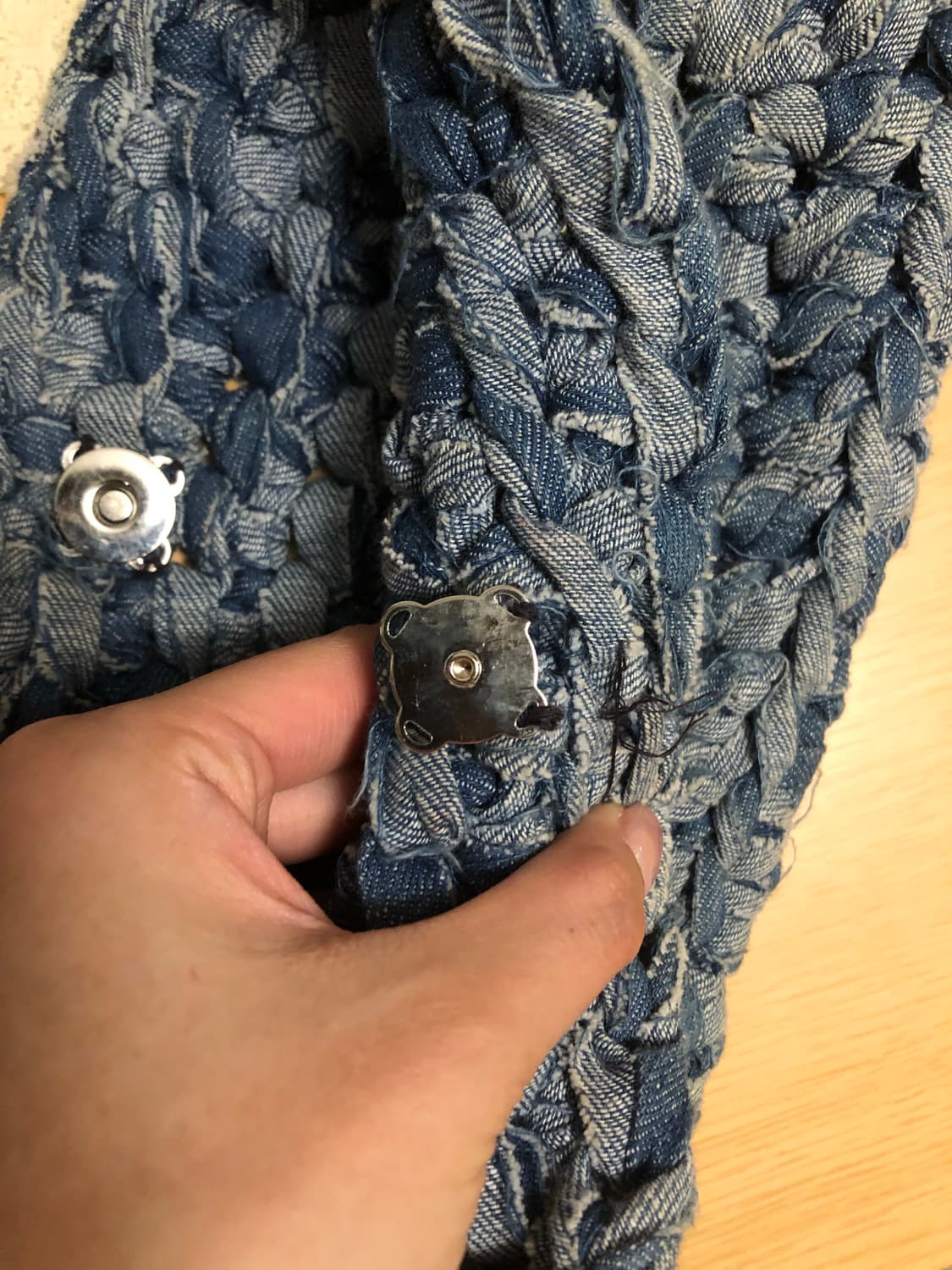 낫띵 에브리띵 데님 숄더백 상품이미지3