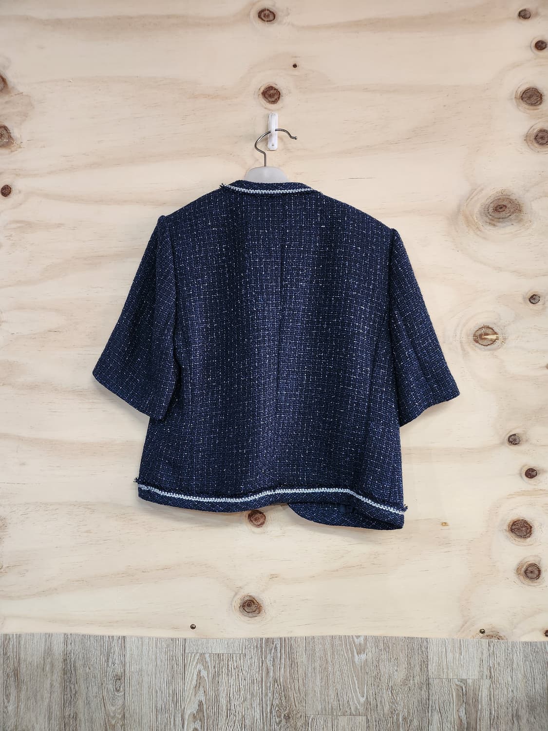 1018) 모르간 morgan 트위드 반팔 자켓 상품이미지2