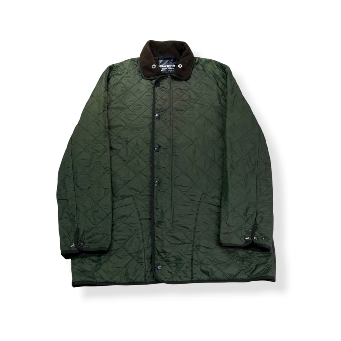 105 바버인터네셔널 90s 카키 퀄팅 자켓 상품이미지1