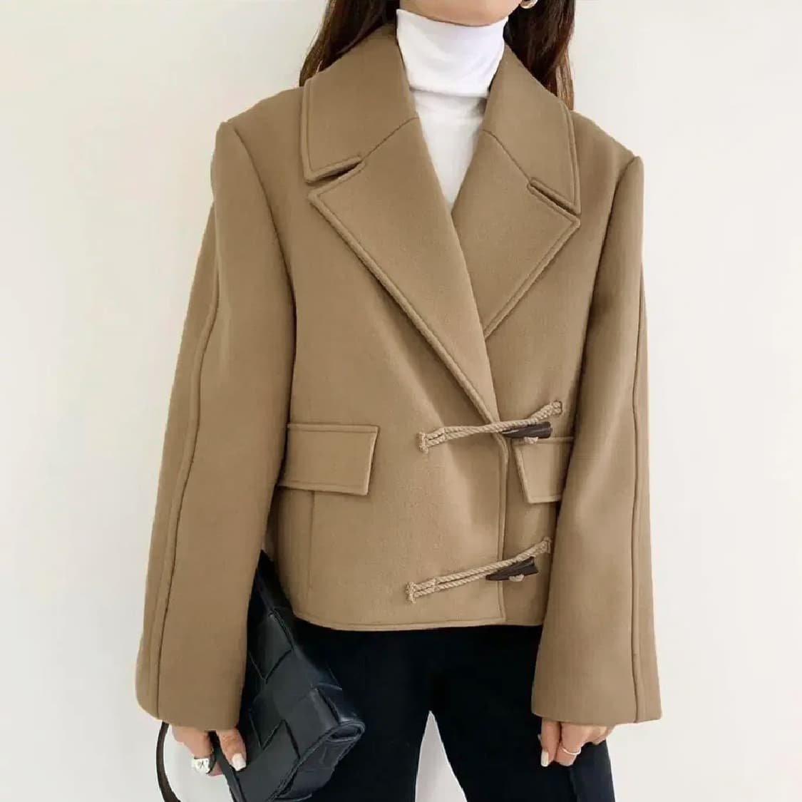 러브유쏘머치(LOVE YOU SO MUCH) 떡볶이 더플코트 프리사이즈 상품이미지2