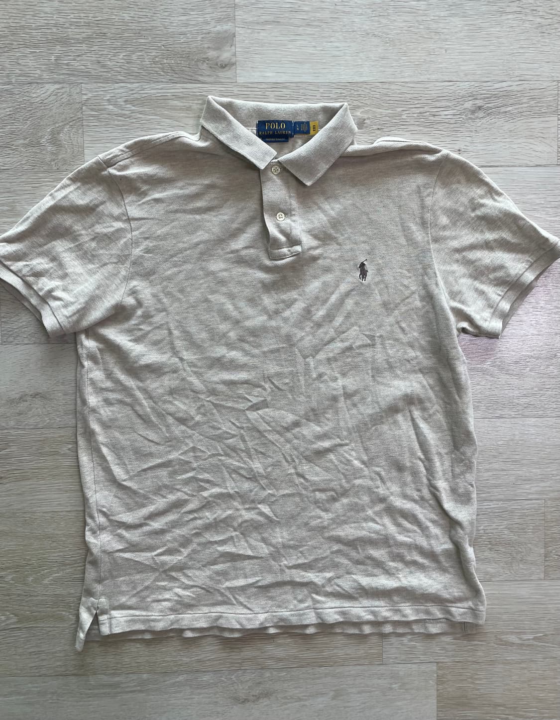 폴로 랄프로렌 연베이지 pk반팔티 L 상품이미지1