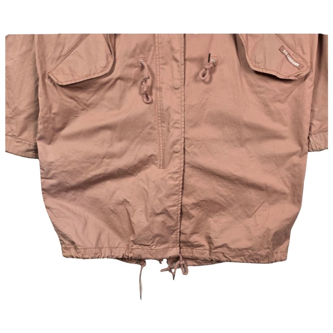 카이아크만 인디핑크 피쉬테일 롱 야상 점퍼 S 상품이미지4