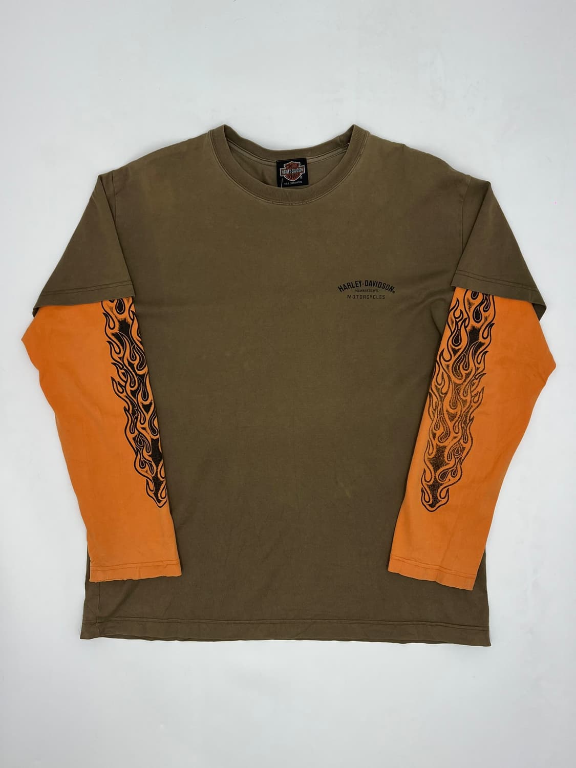 할리 데이비슨 프린팅 롱 슬리브 상품이미지3