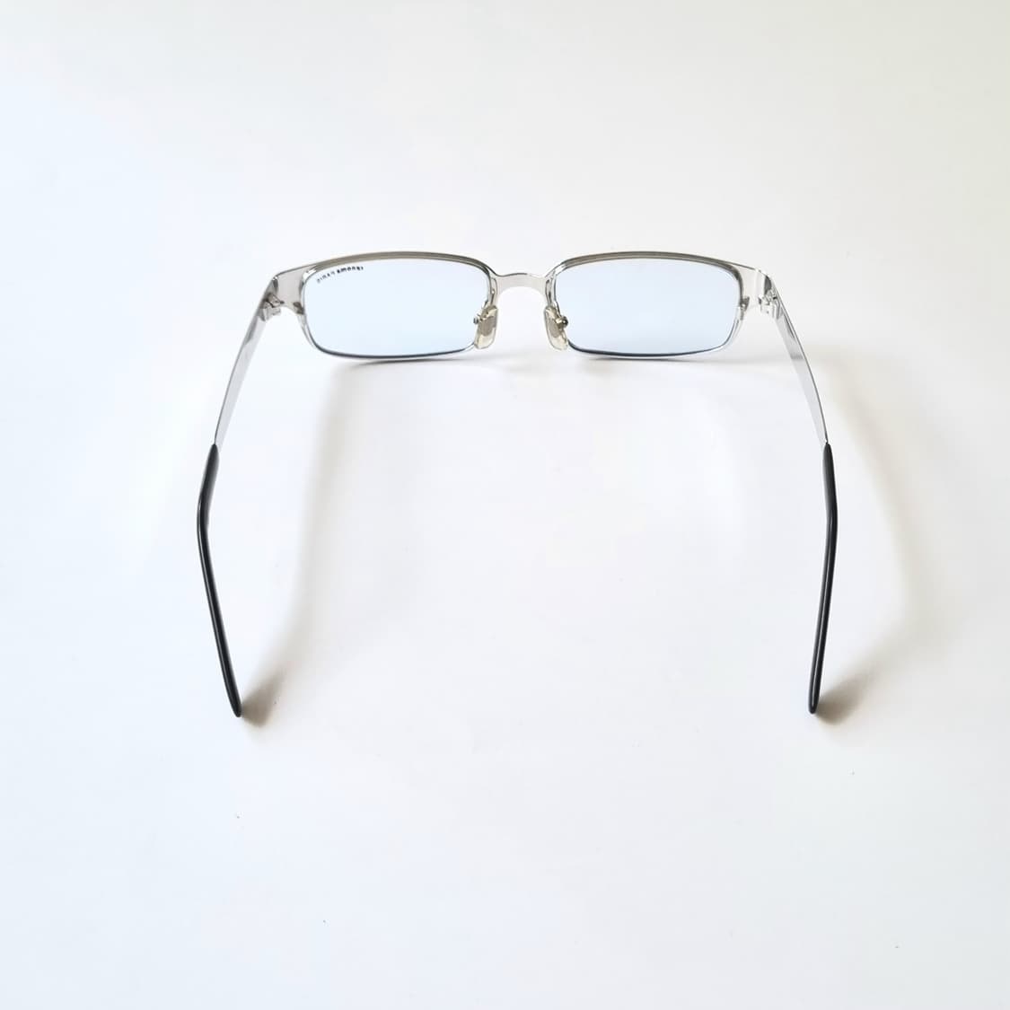 데드스탁 실버 메탈 슬림 프레임 긱시크 안경테 792 상품이미지6