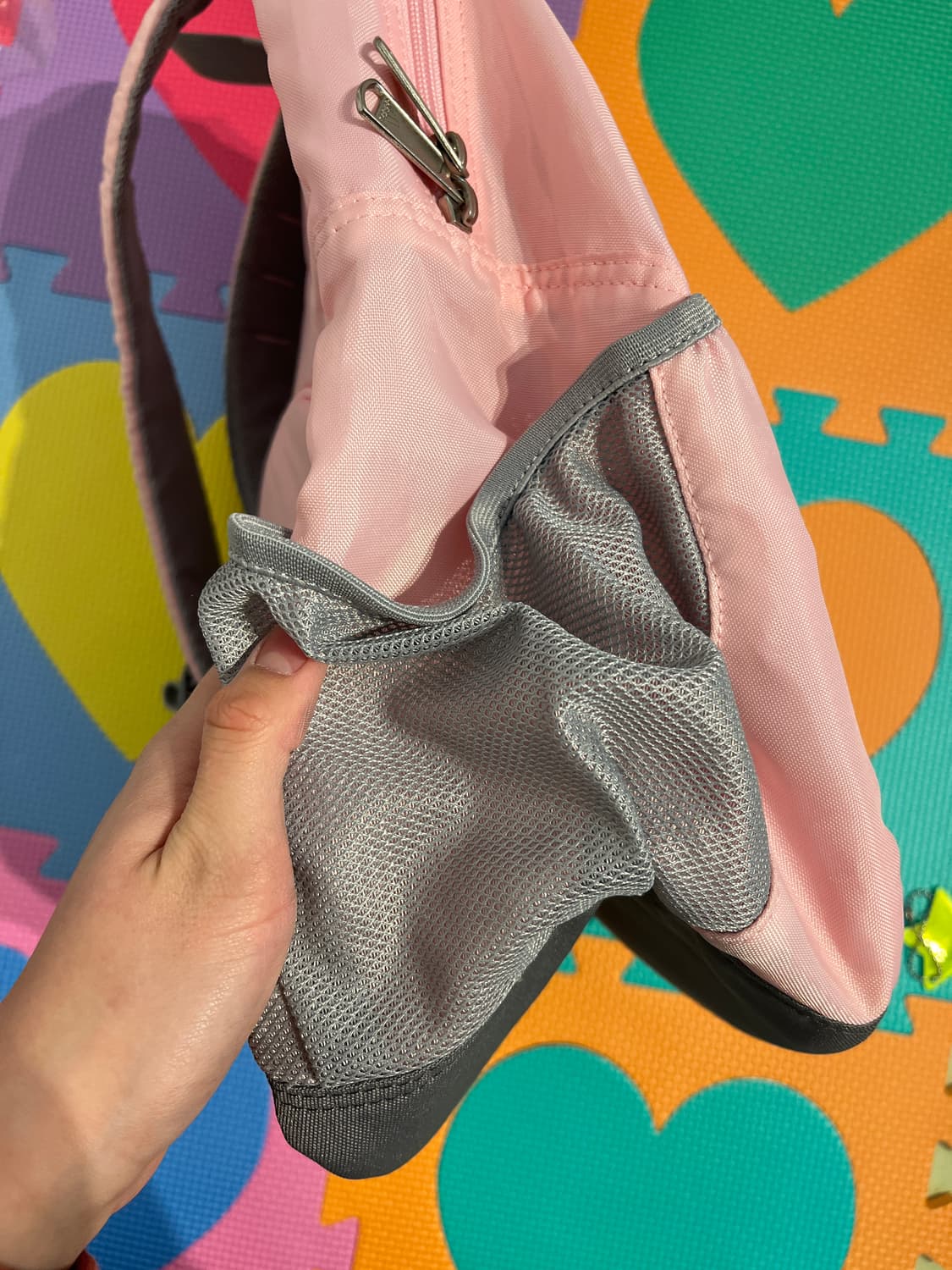 아디다스 베이비 핑크 백팩 🎀 왼쪽 상품이미지3