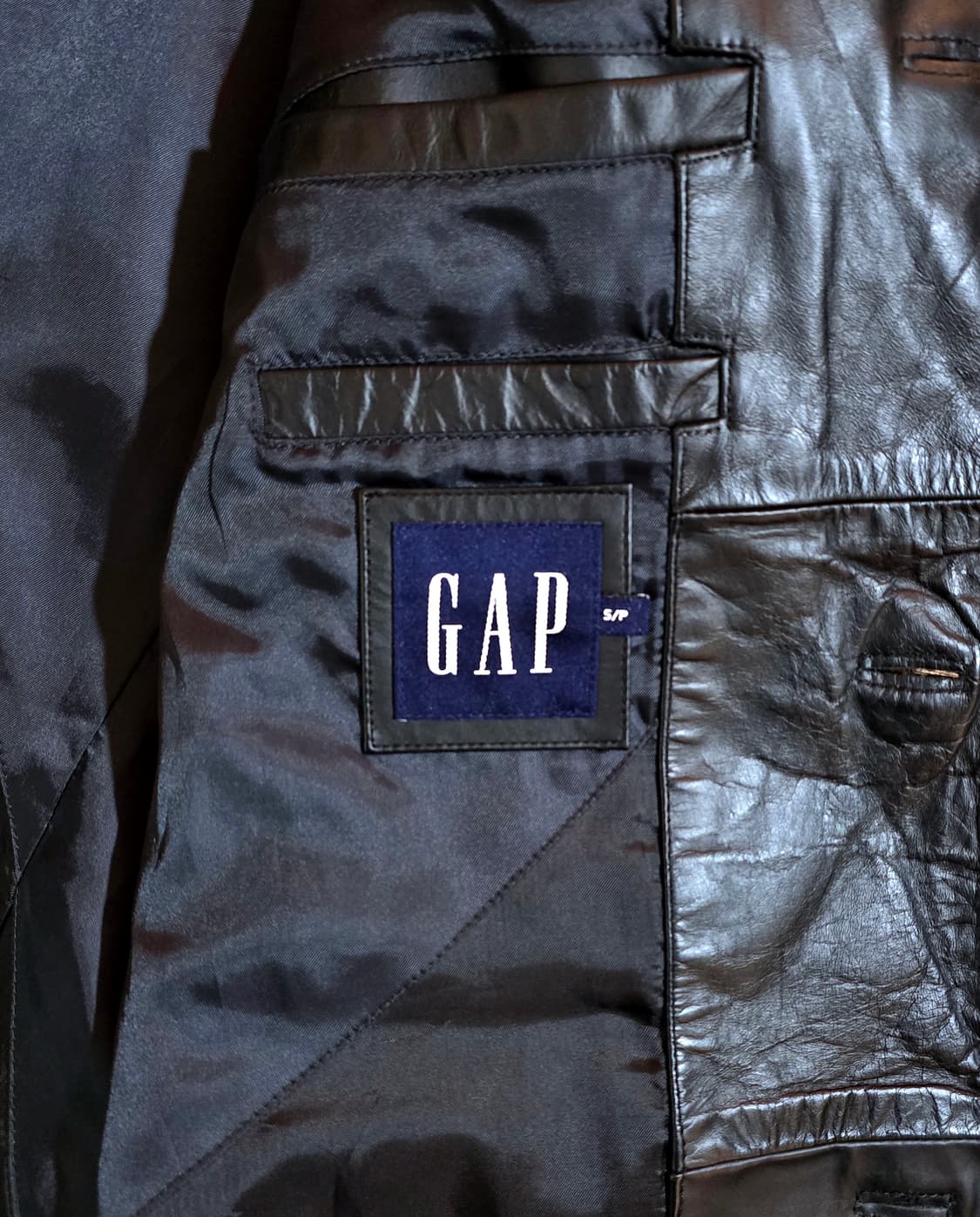 올드 갭 레더 블레이저 자켓 (Old GAP Leather Blazer) 상품이미지3