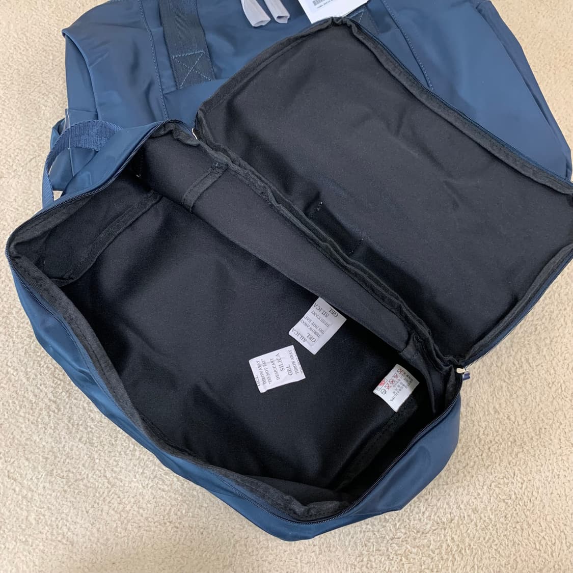 헤지스ACC 트래블 나일론 보스턴백(네이비) 여행가방 출장가방 운동가방 상품이미지8