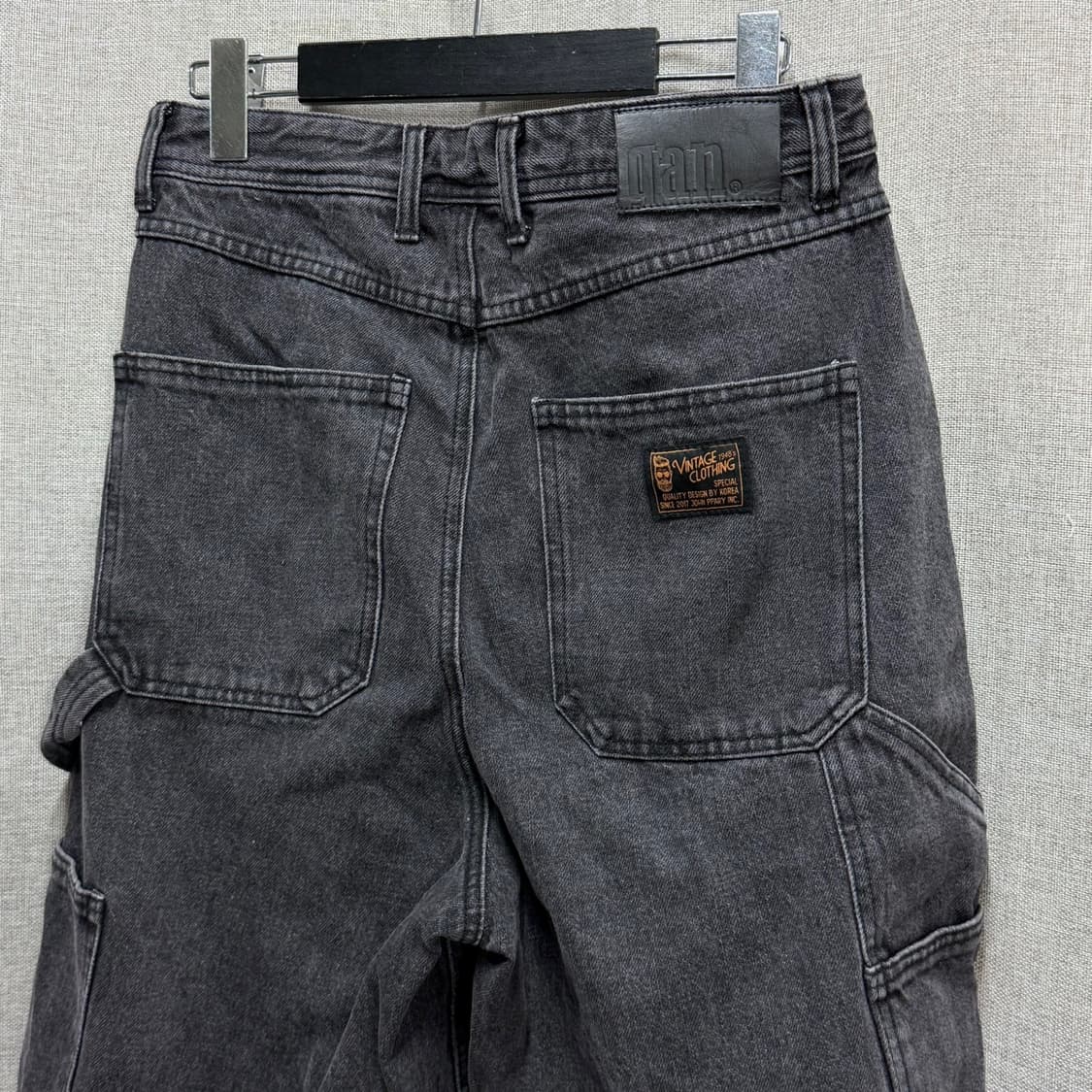 [29] 마굿간(Magoodgan) 카펜터 5부 카고 데님 반바지 상품이미지4