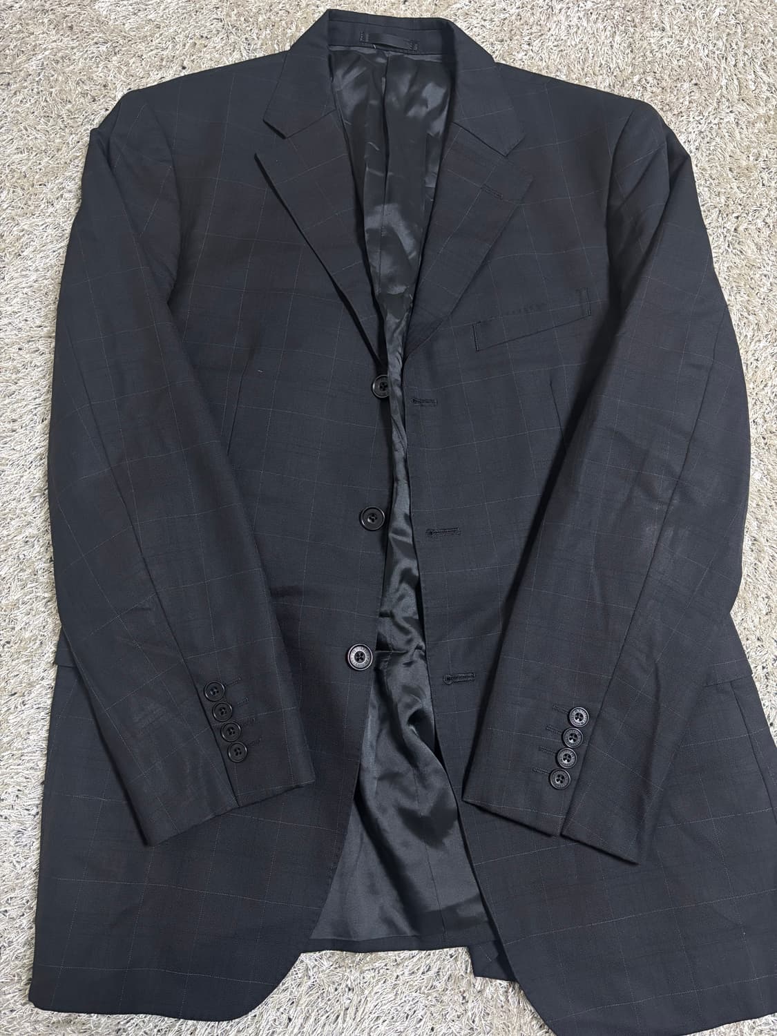 일제 버버리 블랙 블레이저 사이즈 105 상품이미지1