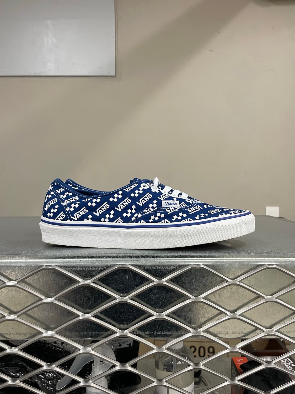 반스 로고 어센틱 블루 265 상품이미지4