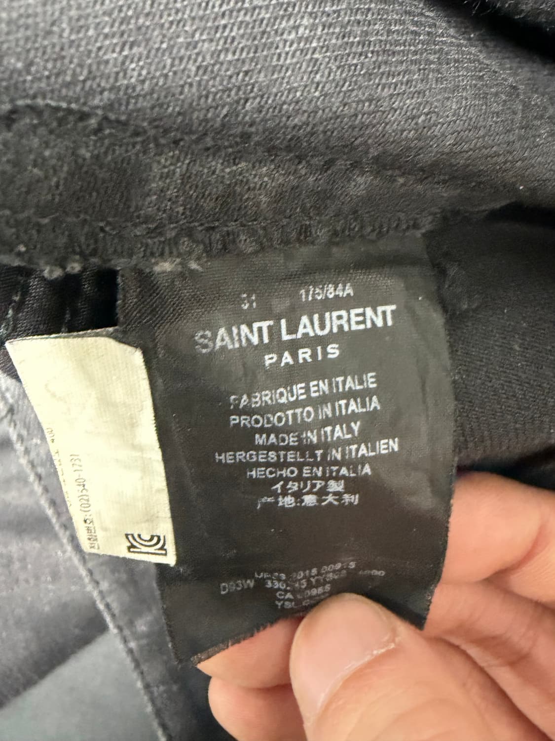 17FW 생로랑 레더패널진 31 상품이미지5