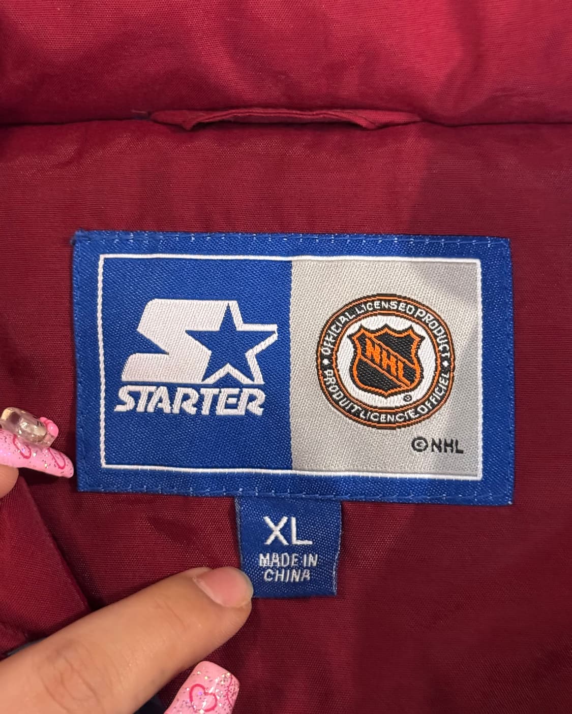 스타터 90s NHL Colorado Avalanche 아노락 점퍼  상품이미지6