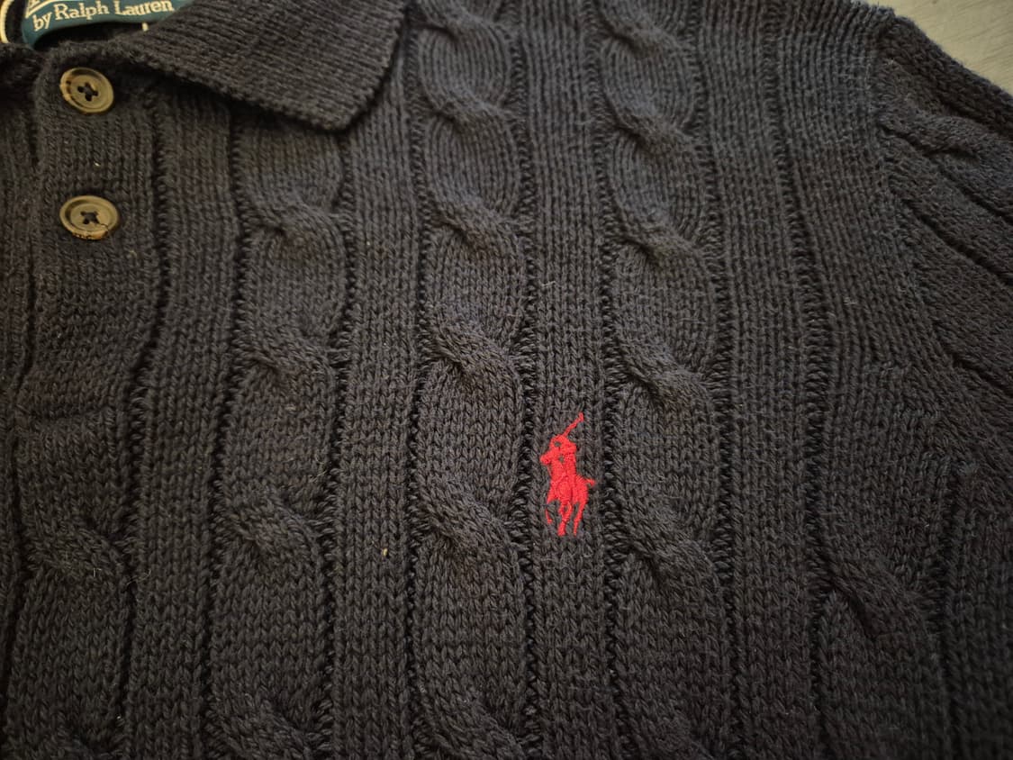 00s 폴로랄프로렌 케이블 카라 니트 상품이미지3
