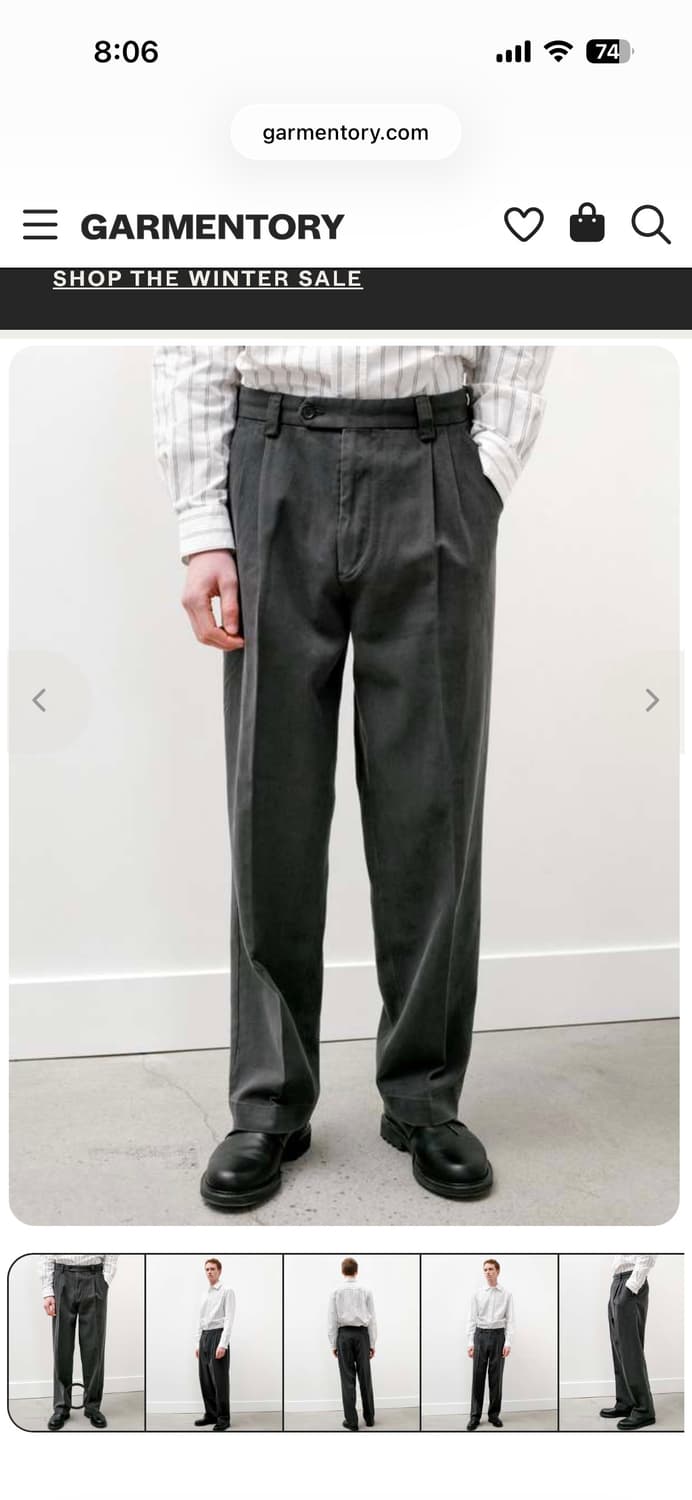 Mfpen 안트라사이트 classic trouser  상품이미지4