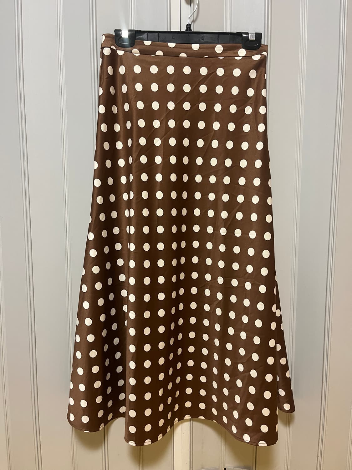 브라운 도트 스커트 M 상품이미지1