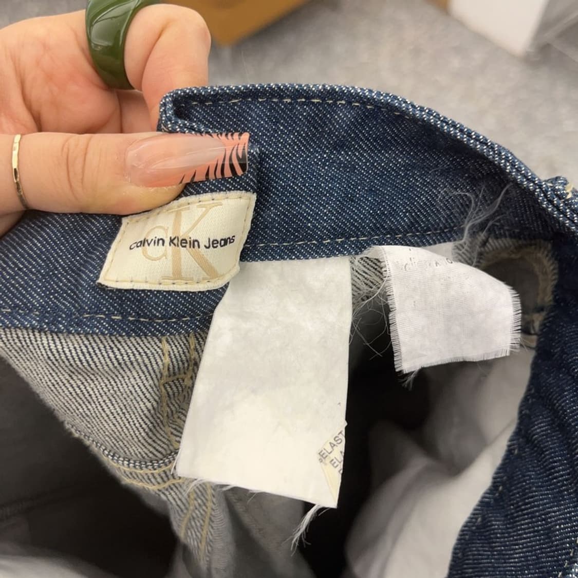 캘빈클라인 빈티지 레트로 캐주얼 부츠컷 데님팬츠 25인치 C08235 상품이미지3