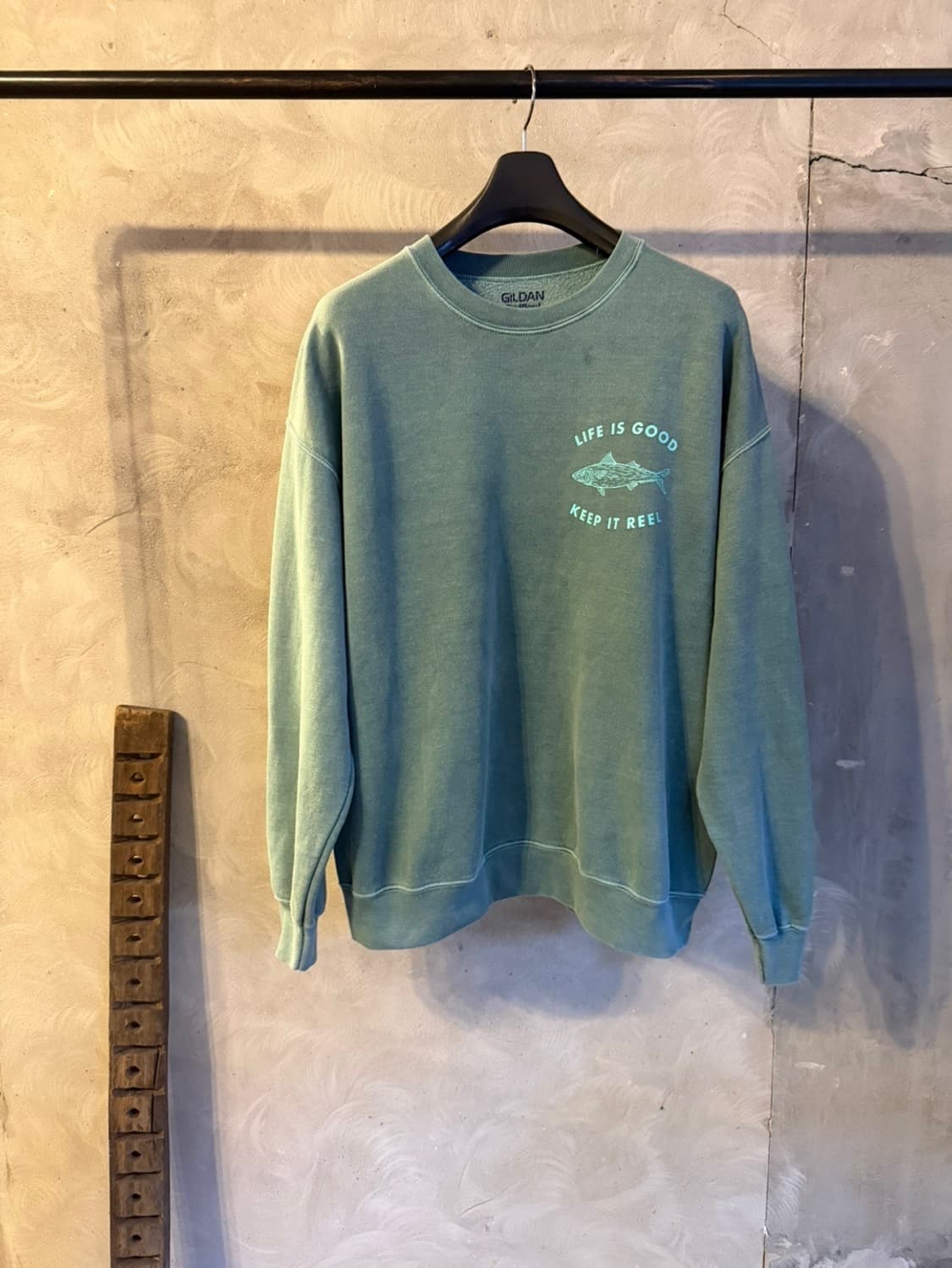 길단 피그먼트 다이드 맨투맨 100 상품이미지8