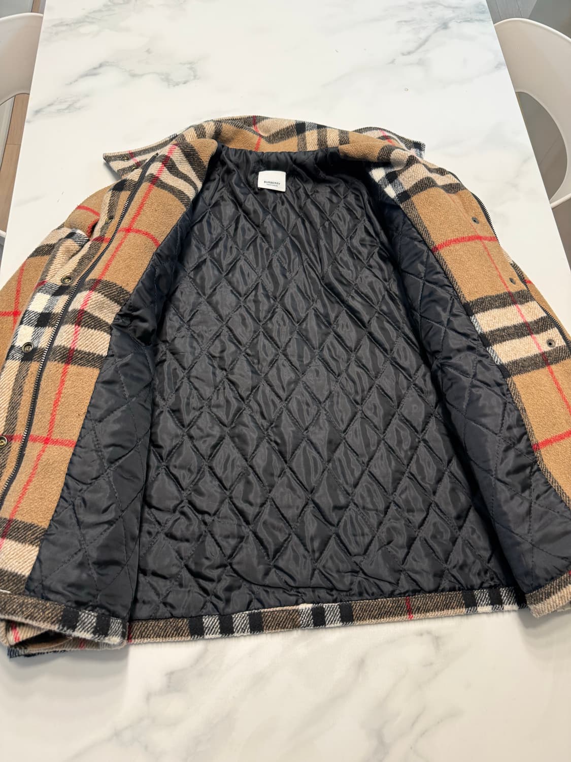 버버리스타일 자켓  상품이미지6