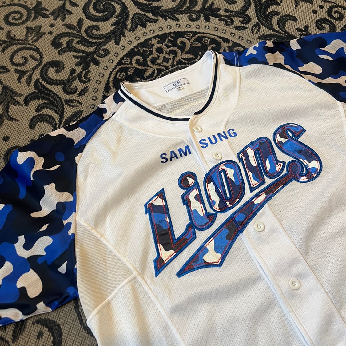 110 삼성라이온즈 밀리터리 노마킹 유니폼/W2623 상품이미지3