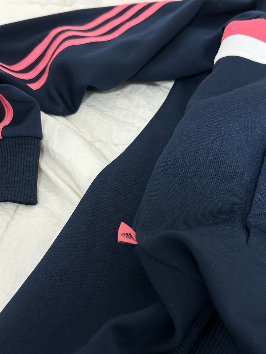 아디다스 벚꽃 핑크 져지 트랙탑 라지  상품이미지4