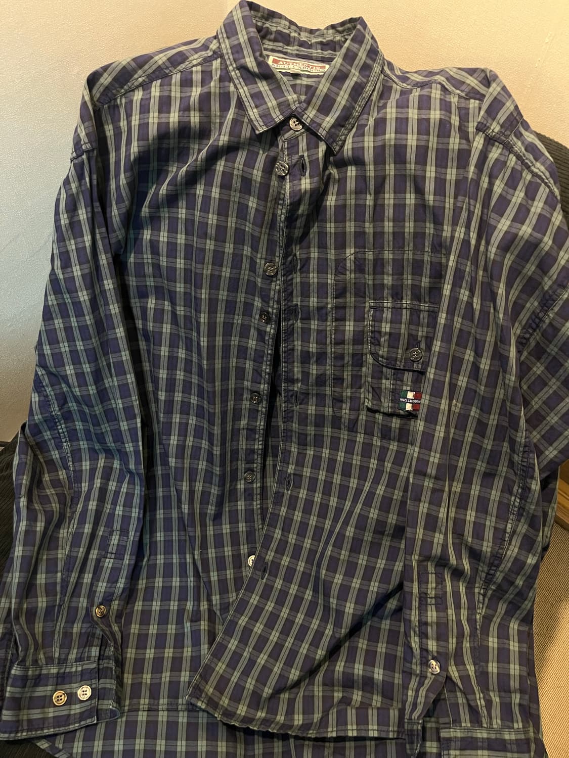 Nigel carbourn 체크셔츠 상품이미지6