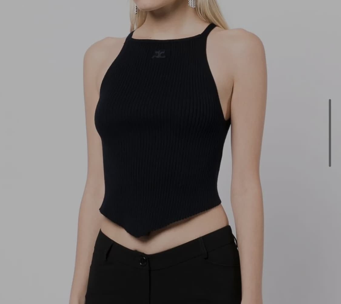 꾸레쥬 리브 니트탑 1size _ 여성 상품이미지1