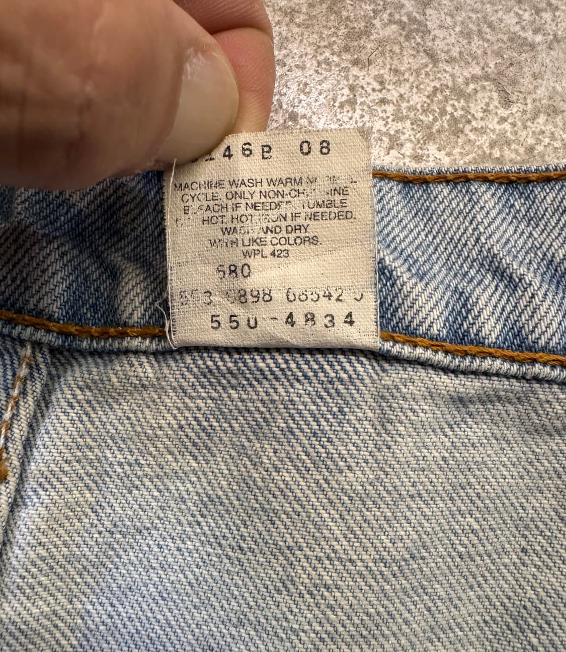 90s 리바이스 550 made in usa 상품이미지4