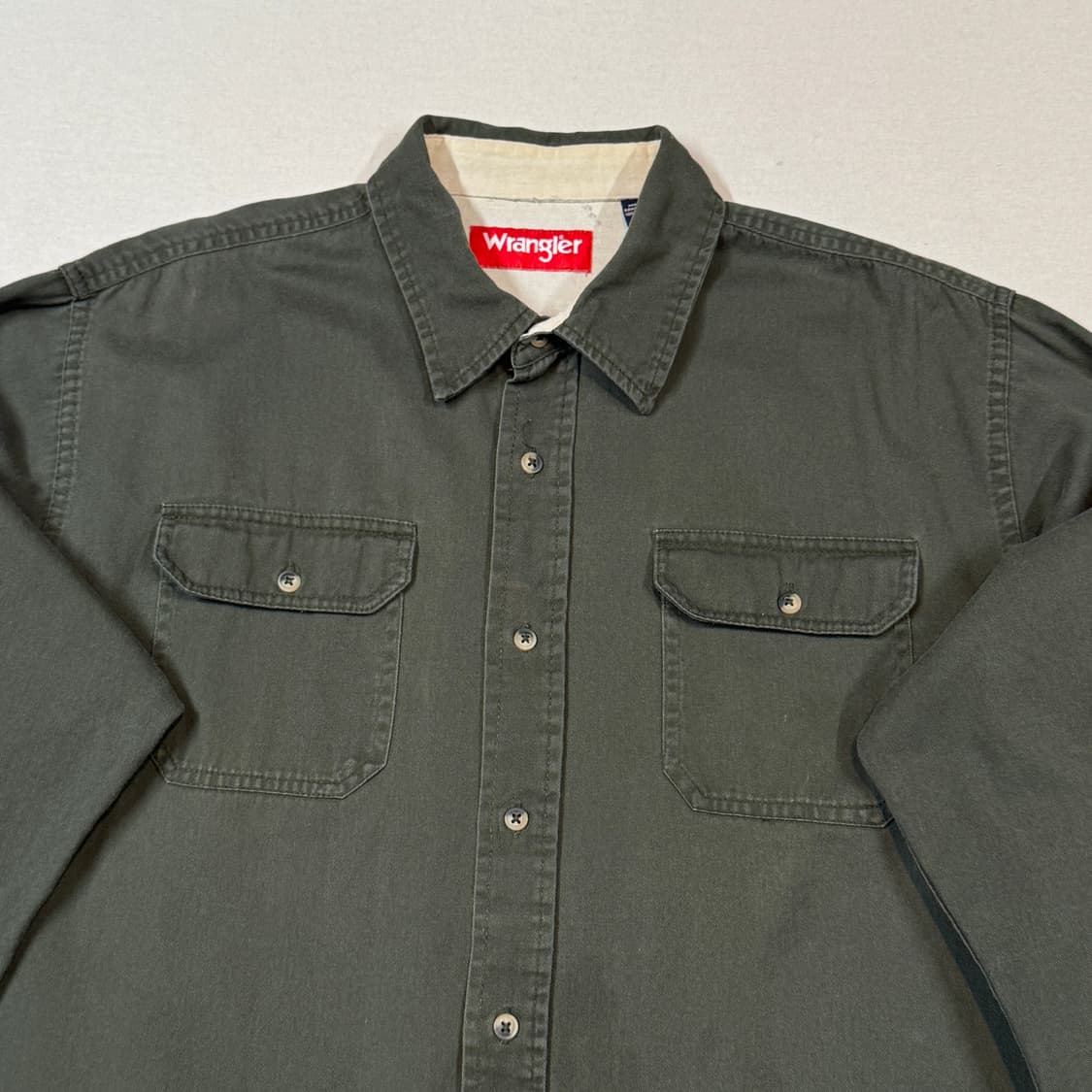 XL) Wrangler 랭글러 투포켓 워크웨어 코튼 셔츠 W10 상품이미지3
