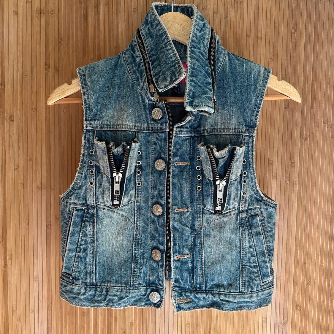 소드피시 빈티지 데님 자켓 4-way  (조끼 호환 가능) 상품이미지5