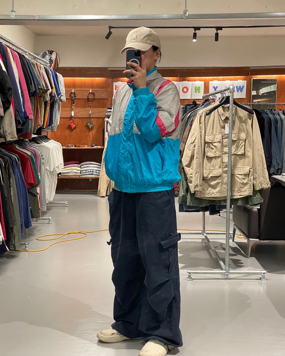 90s 올드스쿨 바람막이 자켓 상품이미지3