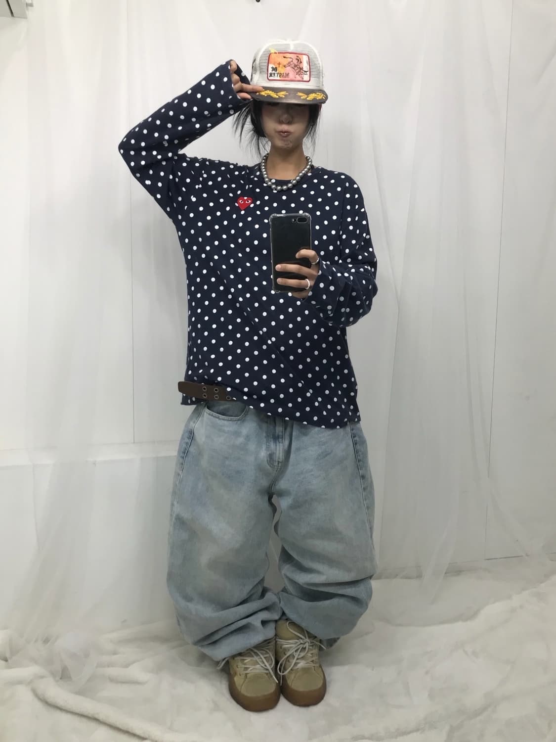 Comme des Garçons Heart Dots L/S 상품이미지4