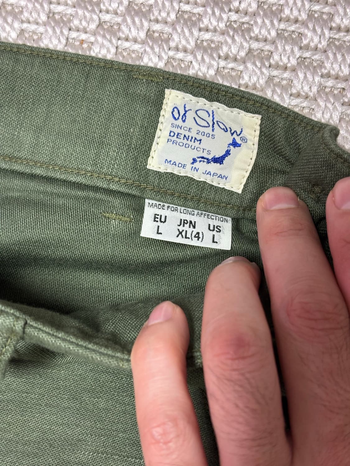 택포) 오어슬로우 오리지널 퍼티그팬츠 4사이즈 상품이미지3