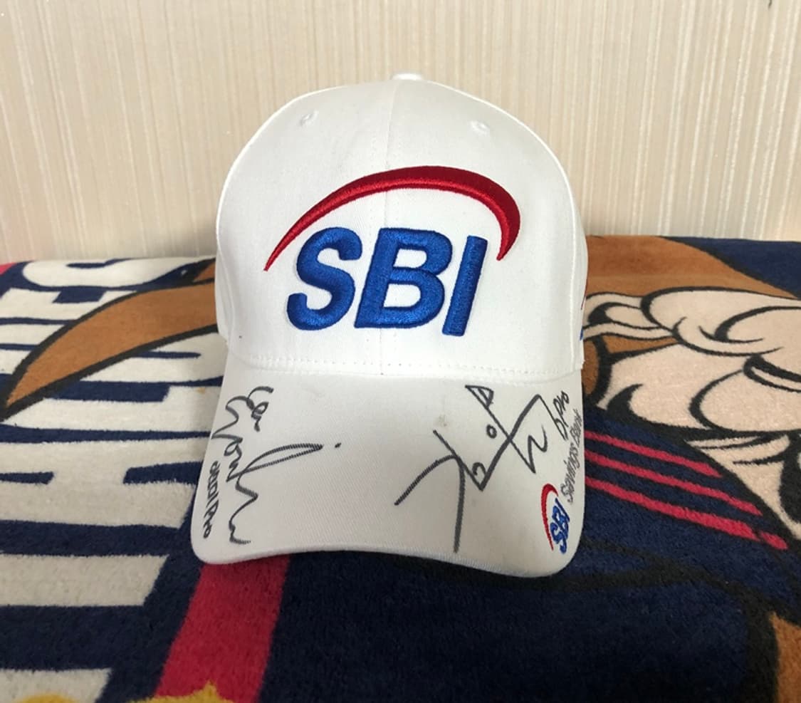 SBI저축은행 골프단 선수모자/캡 이소미/김아림프로 싸인 상품이미지4