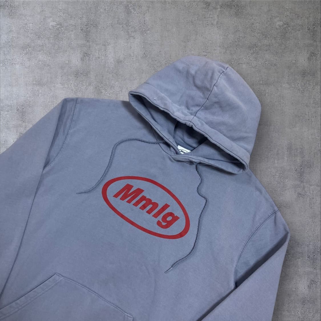 Mmlg 빅로고 스카이 컬러 후드티 상품이미지2
