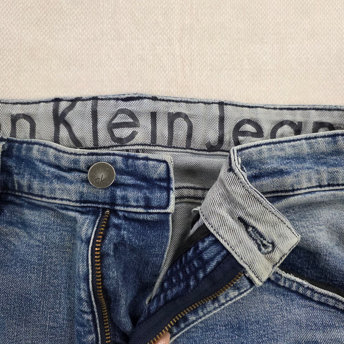 [76] 캘빈플라인 데님 워싱 청바지0219J 상품이미지2
