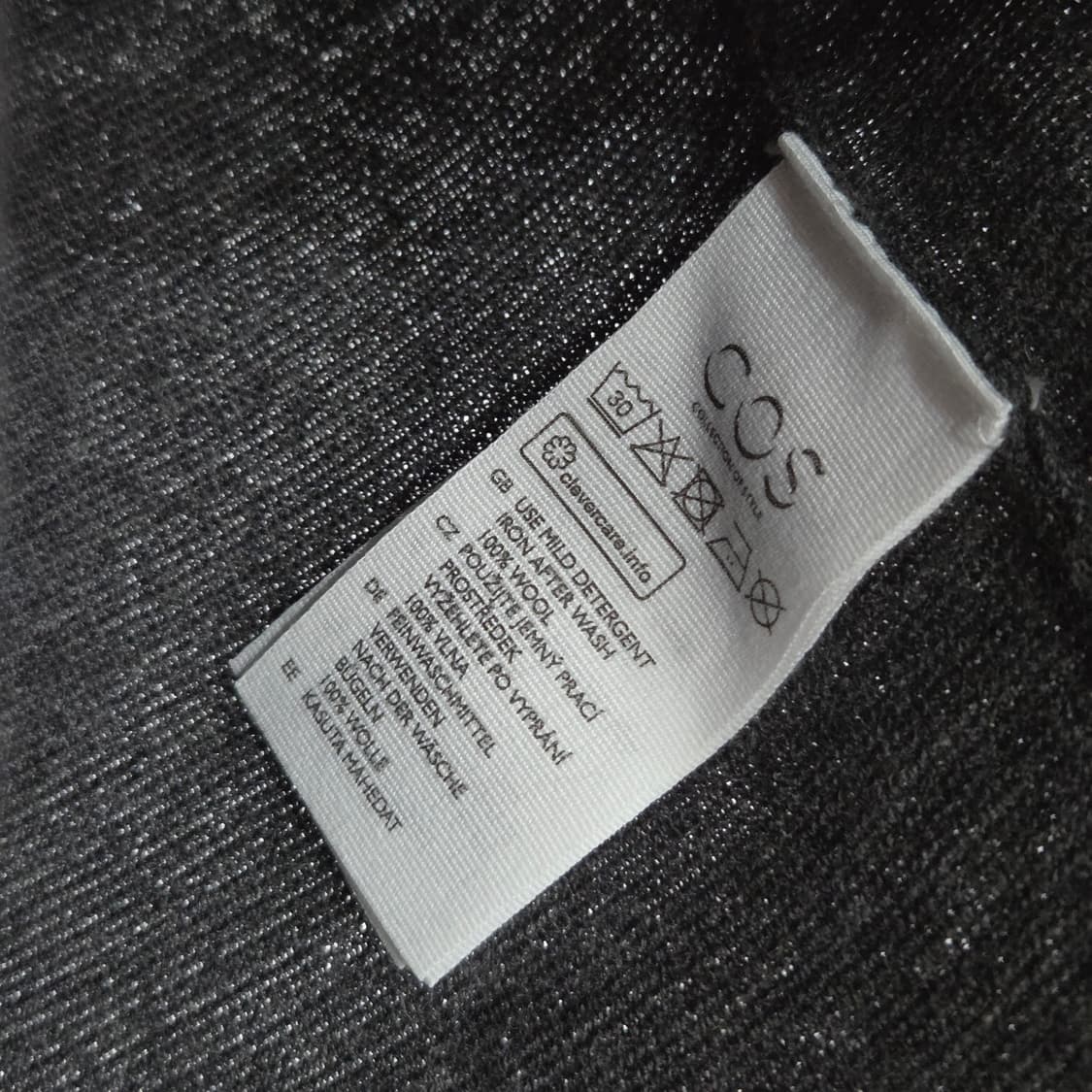 코스 키즈 울 카라 가디건 4/6Y 상품이미지3