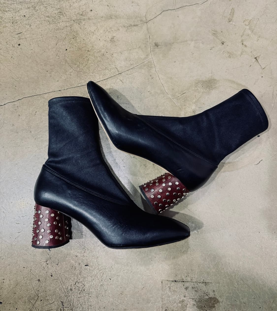 헬무트랭 스퀘어 토 레더부츠 상품이미지3