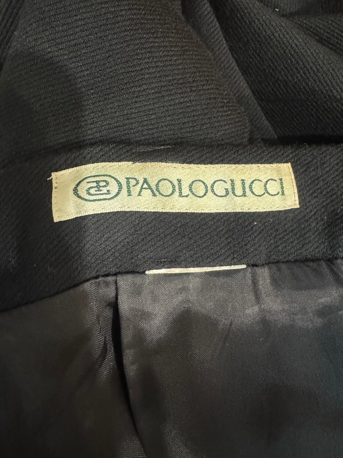 vintage 파올로구찌 울 미디 스커트 상품이미지5