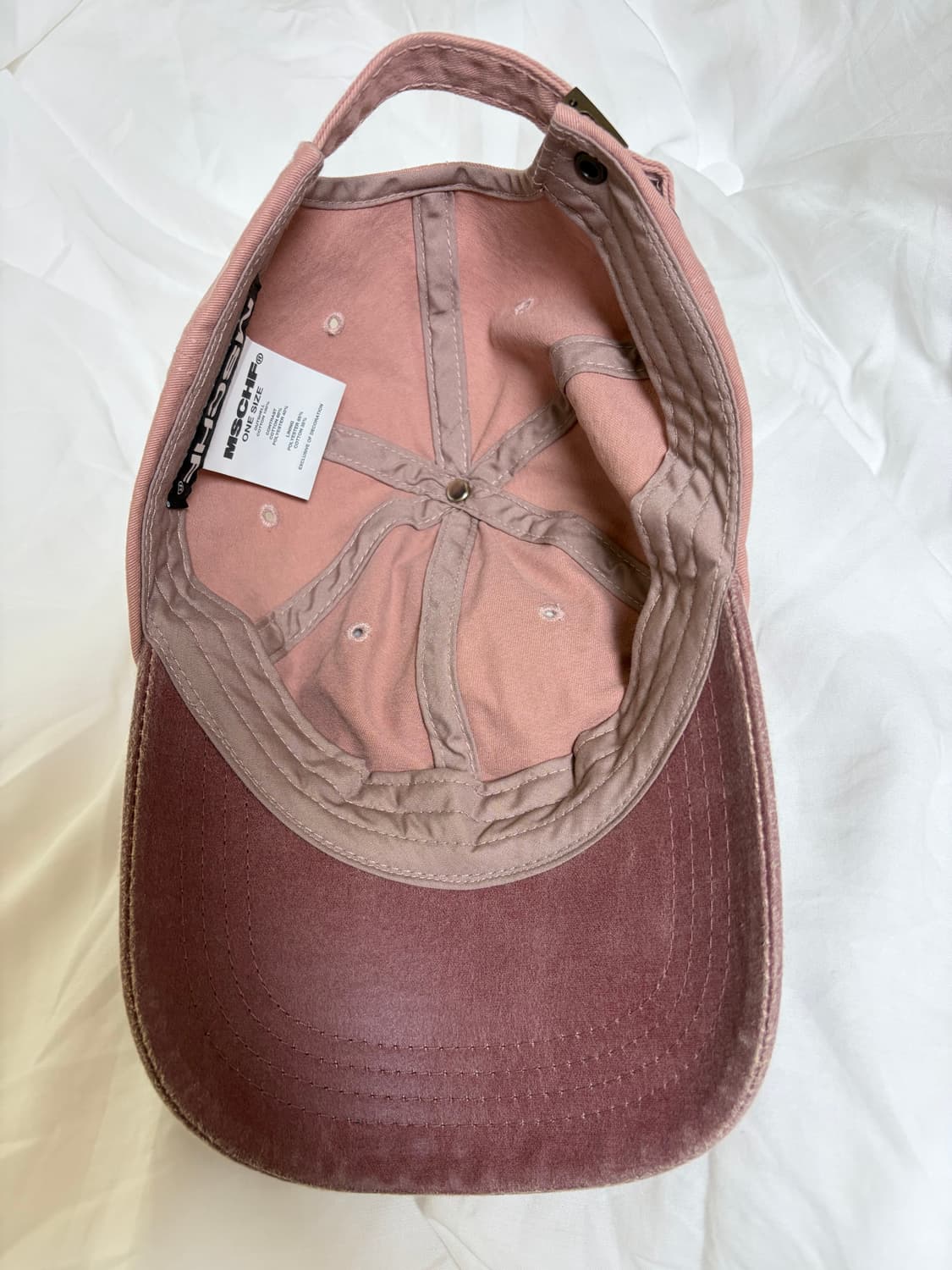 미스치프 스탠다드 볼캡 로즈브라운 상품이미지5