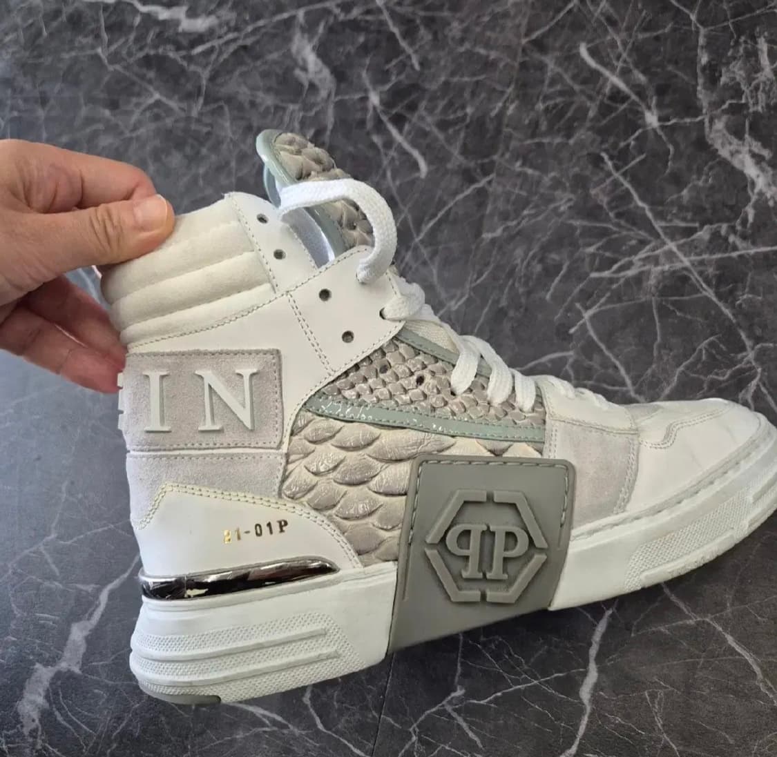 PHILIPP PLEIN 하이탑 스니커즈 phanton kick 40 상품이미지3