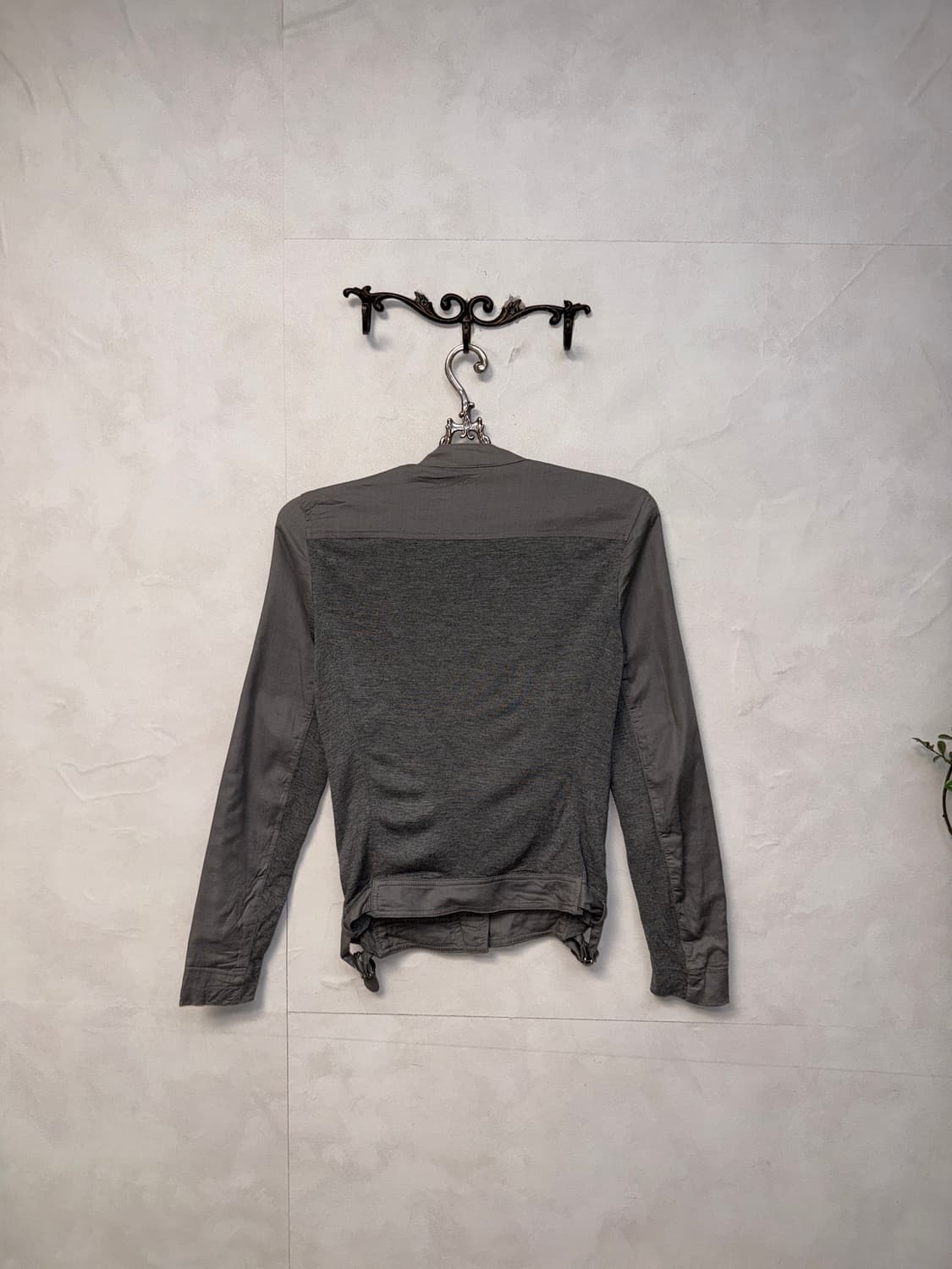 Armani Exchange gray cotton rider jacket 상품이미지3